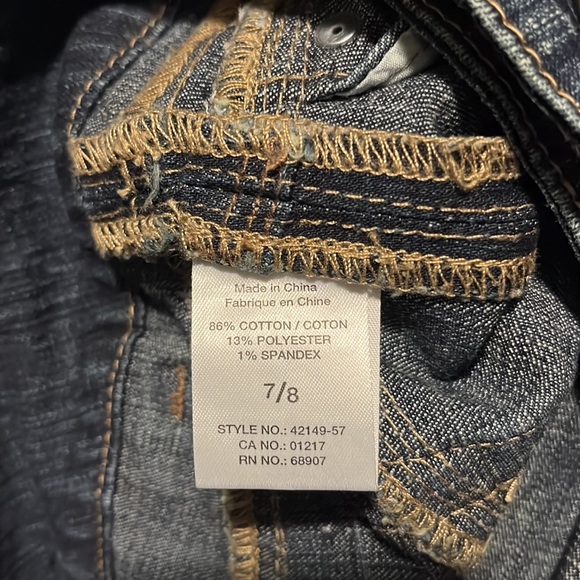 Women’s Armor Jeans, Size 7/8, Slight Flare to Legs, Long-35” Inseam - Picture 5 of 8